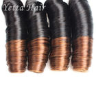टिकाऊ सौंदर्य 16 इंच भारतीय वर्जिन बाल एक्सटेंशन दो टोन रंग
